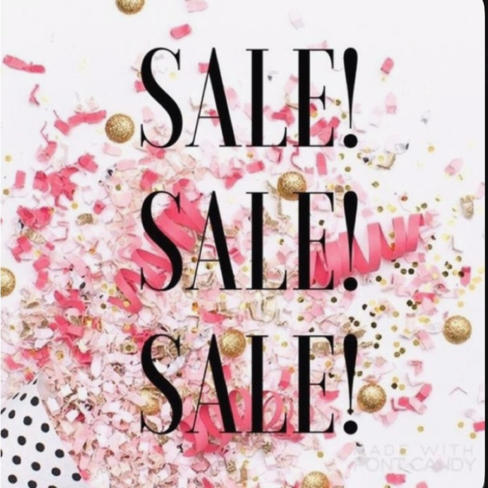Vibrant Pink and Gold Confetti Decor